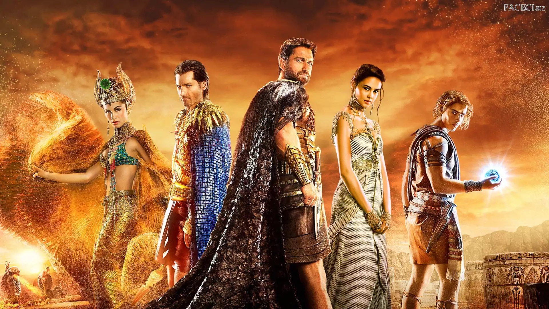 Poster, Aktorzy, Filmowe, Bogowie Egiptu, Gerard Butler, Aktorki